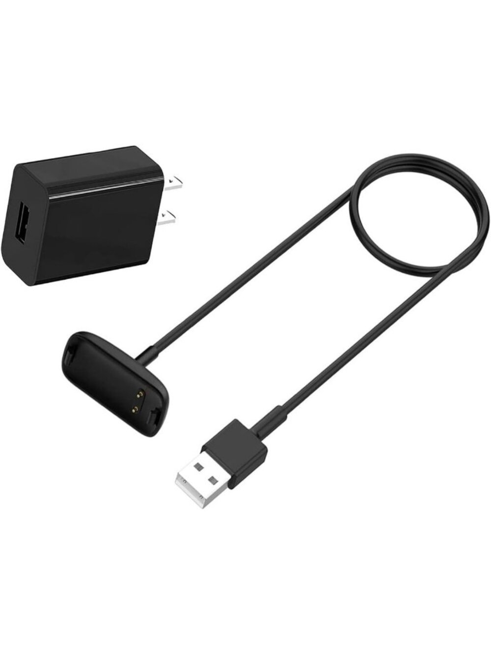 Fast Charging Cable & Wall Plug for Fitbit Inspire 3 Smartwatch - Durable